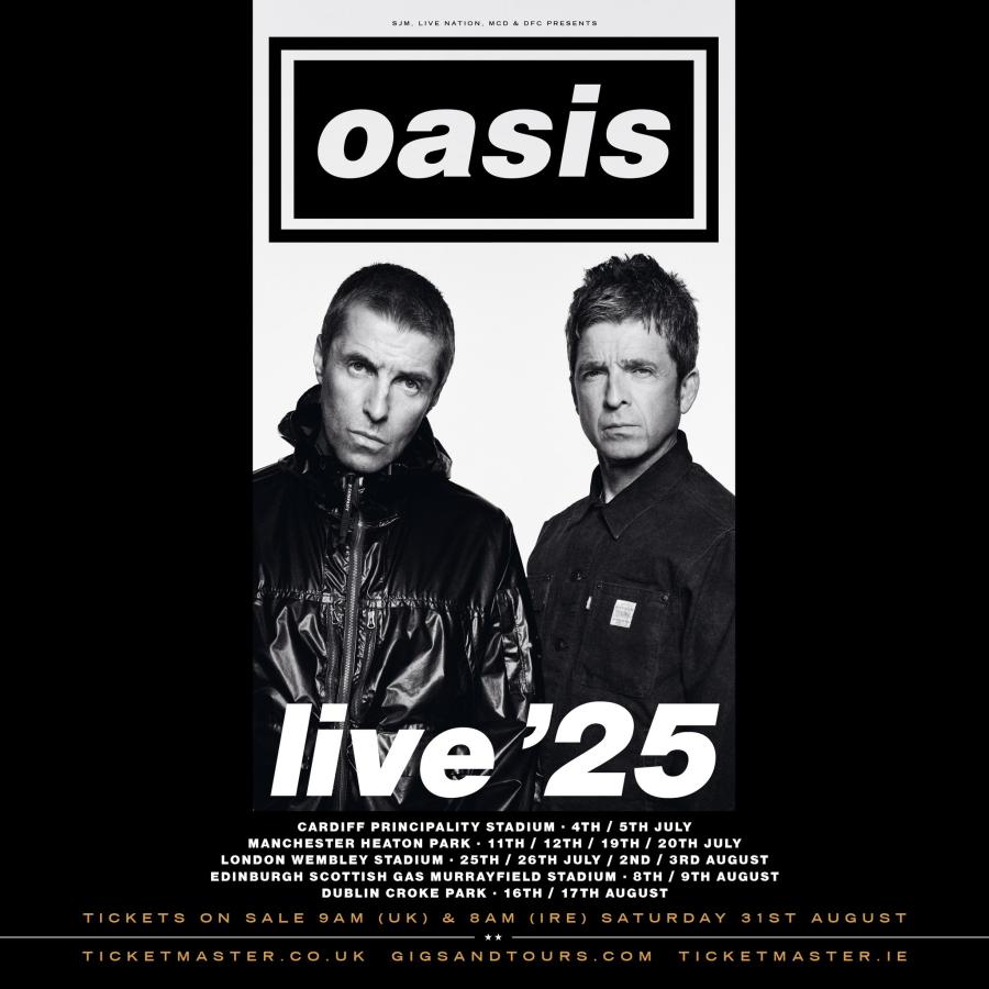 Oasis - EU Tour 2025 - 09/08/2025 - Edinburgh - Scottish Gas