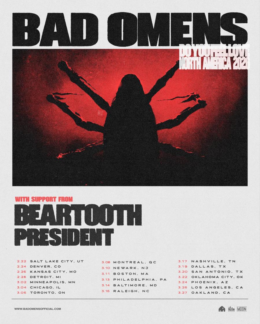 Bad Omens - Tour 2026 - 17/03/2026 - Nashville - Bridgestone Arena